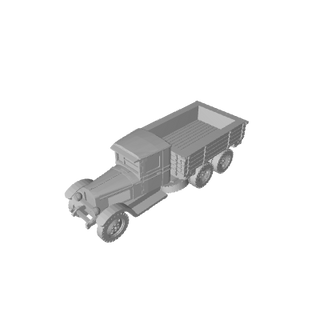 3D Printed ZIS-5 Longbed Uncovered Truck (x10)