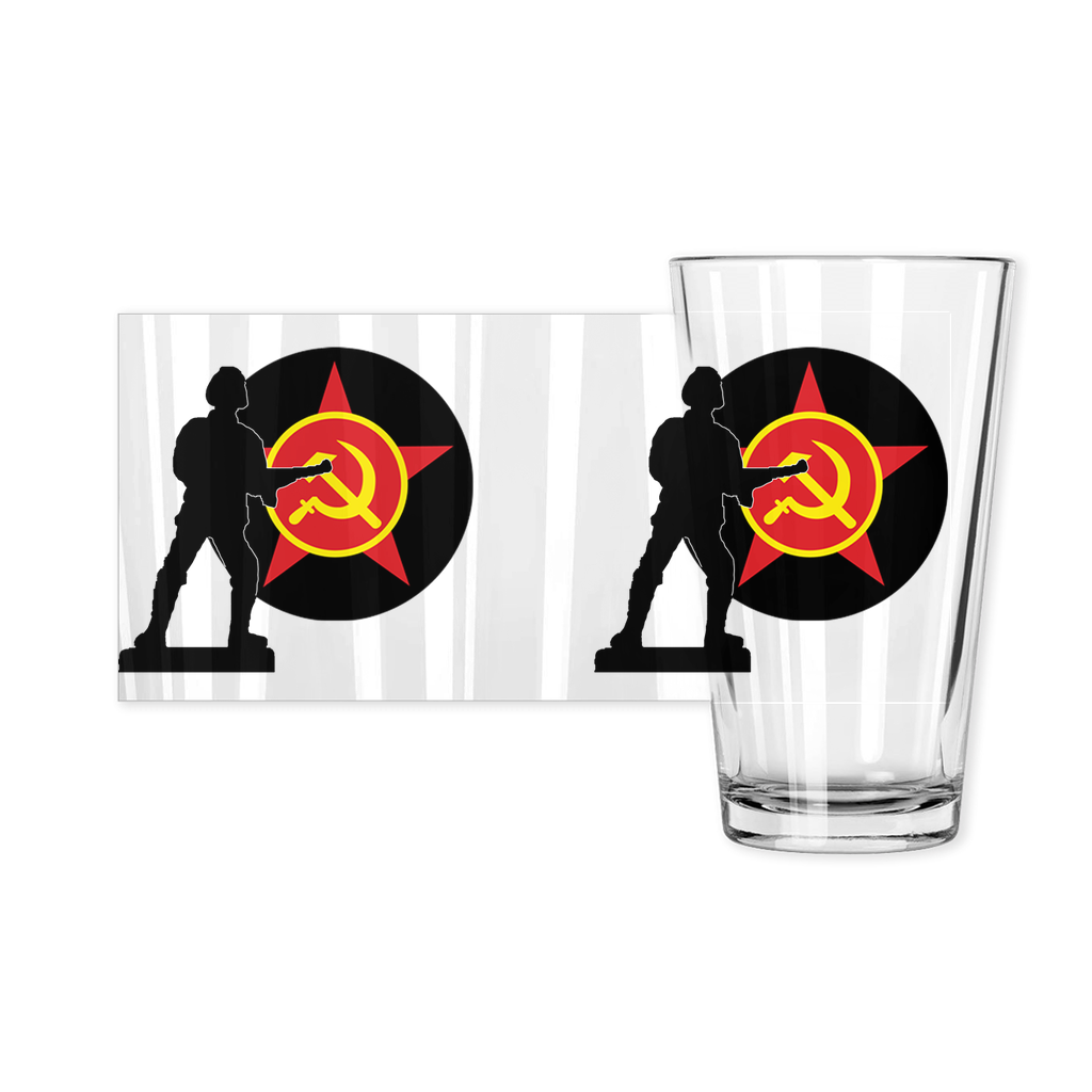 Axis & Allies Soviet Roundel Pint Glass