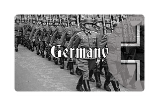 3.5" x 5.5" German Combat Label with Title (3 variants) - Combat Miniatures