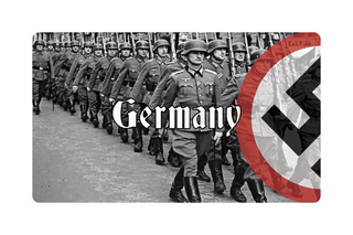 3.5" x 5.5" German Combat Label with Title (3 variants) - Combat Miniatures