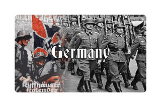 3.5" x 5.5" Germany Combat Label with Poster & Title - Combat Miniatures