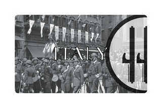 3.5" x 5.5" Italy Roundel Combat Label with Title (2 Variants) - Combat Miniatures