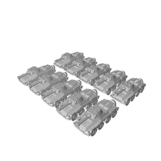 3D Printed 10pc German Armored Car SDKZ - Combat Miniatures