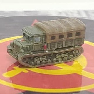 3D Printed 1/285 Micro Armour Russian Voroshilovets Tractor (x10) - Combat Miniatures