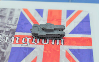 3D Printed 1/285 Scale British Churchill Tank Set (x5) - Combat Miniatures