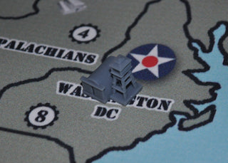 3D Printed Air Hanger w/ Tower (x30) - Combat Miniatures