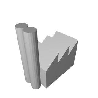 3D Printed Axis & Allies Industrial Complex (x15) - Combat Miniatures