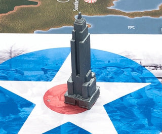 3D Printed Empire State Building Victory City Marker (x1) - Combat Miniatures