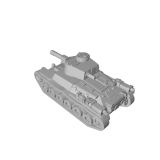 3D Printed Japanese Shinto Chi - Ha Medium Tank (x10) - Combat Miniatures