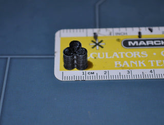 3D Printed Oil Barrels (x5) - Combat Miniatures