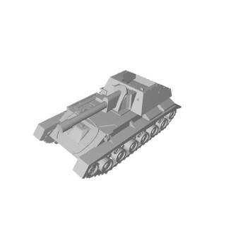 3D Printed Russian SU - 76 (x10) - Combat Miniatures