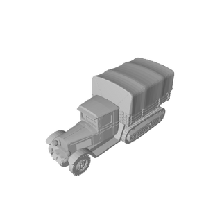 3D Printed Russian ZIS - 42M Cargo Truck (x10) - Combat Miniatures