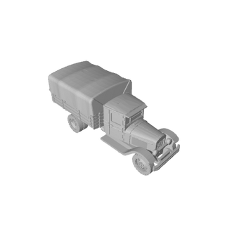 3D Printed Russian ZIS - 5 Covered SWB Truck (x10) - Combat Miniatures