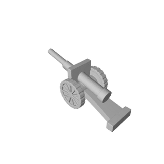 3D Printed WW1 Artillery (x10) - Combat Miniatures