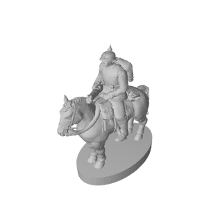 3D Printed WW1 German Cavalry (x10) - Combat Miniatures
