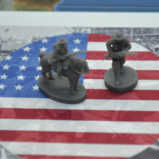 3D Printed WW1 US Cavalry (x10) - Combat Miniatures