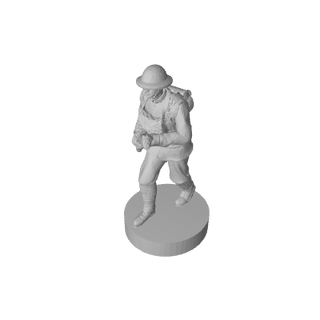 3D Printed WW1 US Infantry (x10) - Combat Miniatures