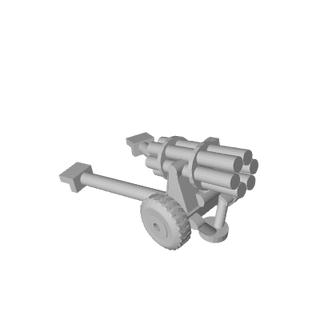 3D Printed WW2 German Nebelwerfer 41 (x10) - Combat Miniatures