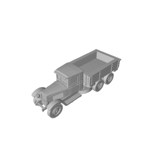 3D Printed ZIS - 5 Longbed Uncovered Truck (x10) - Combat Miniatures