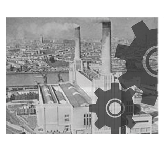 4.5" x 5.5 " Industrial Combat Label/Sticker - Combat Miniatures