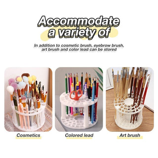 49 Hole Paint Brush, Pen Desk Organizer - Combat Miniatures