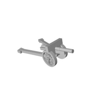 3D Printed Japanese Type 91 Artillery (x10)