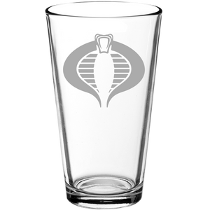 Cobra Command Logo Glassware - Pint Glass