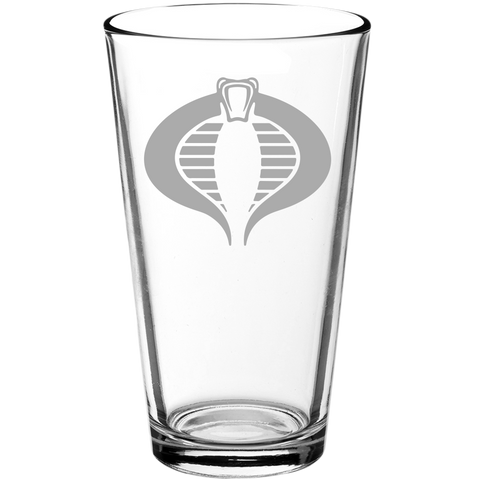 Cobra Command Logo Glassware - Pint Glass