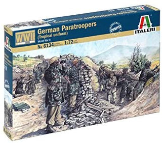 Italeri Miniatures 1/72 German Paratroopers (Tropical Uniform)