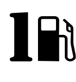 6pc "Do It Yourself" 16mm Six Sided Fuel/Movement Dice - Combat Miniatures