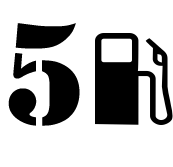 6pc "Do It Yourself" 16mm Six Sided Fuel/Movement Dice - Combat Miniatures