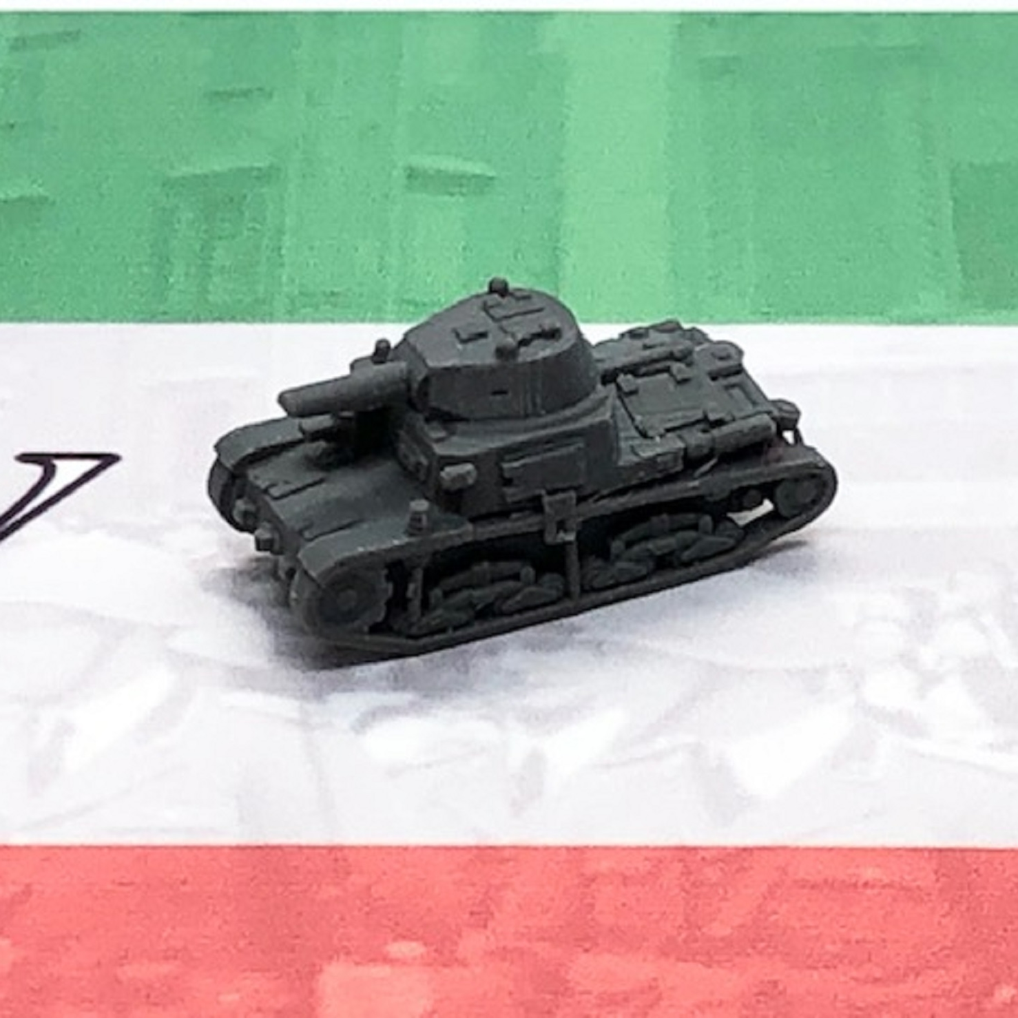 1/285 3D Printed Carro Armato M13 Med. Tank  (x10)