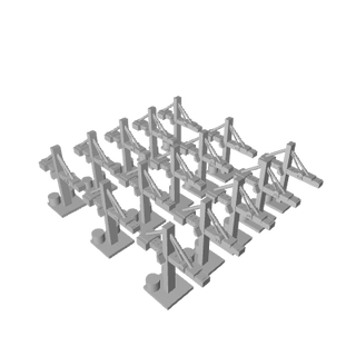 Custom 3D Printed Ship Yard Crane (x15)
