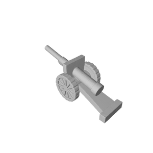 3D Printed WW1 Artillery (x10)
