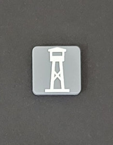 Airport Marker with White Acrylic In-Fill (x5)