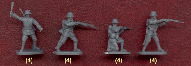 Caesar Miniatures 1/72 WW1 German Army – Combat Miniatures