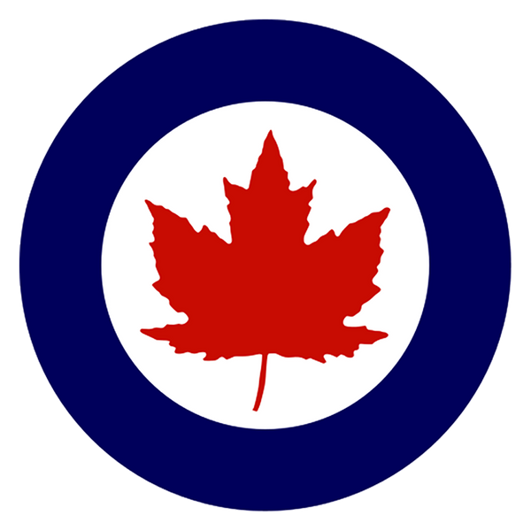 Canadian Airforce Roundel Mouse Pad (Round)