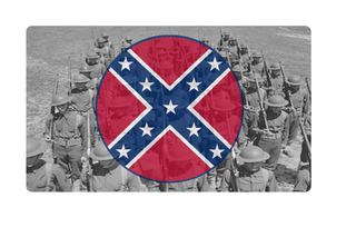 WW2 Confederate States of America (Alternative History) Combat Label