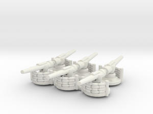 1/285 3D Printed Coastal Artillery (x6)