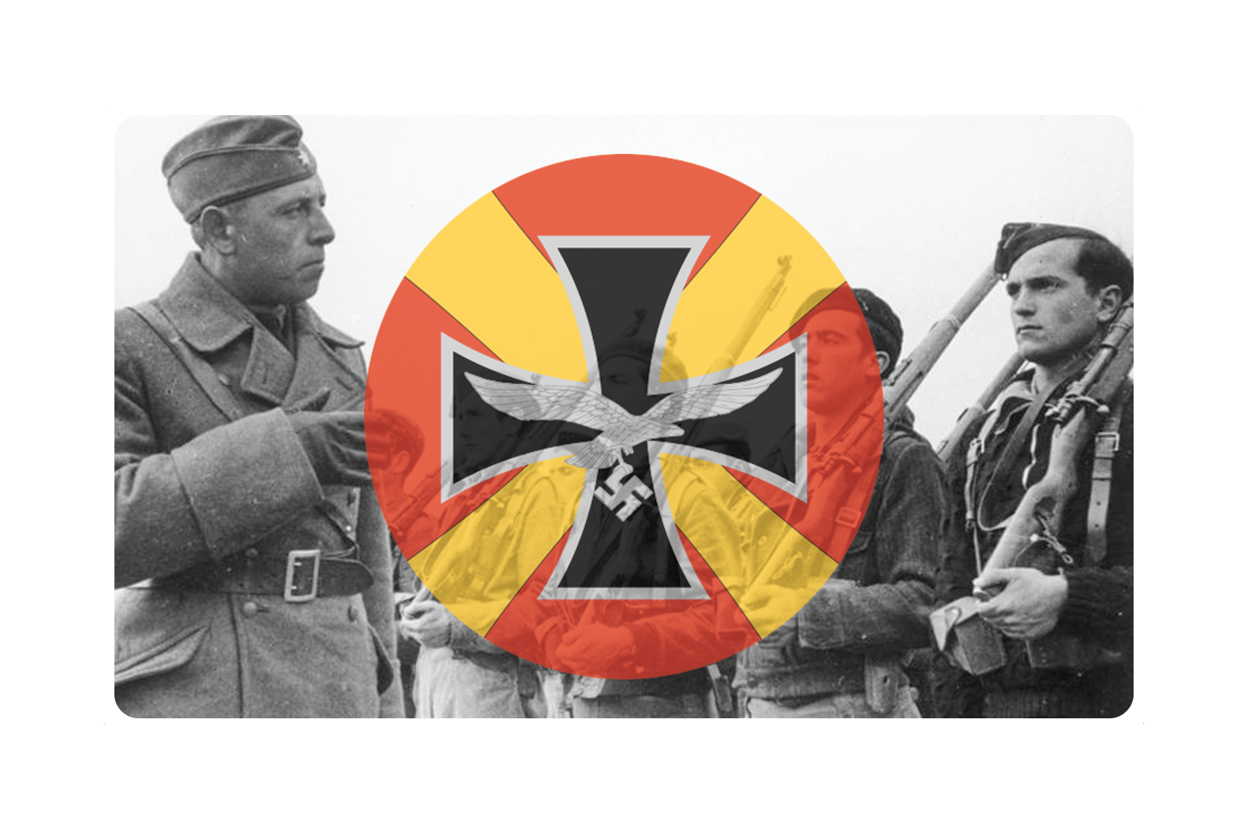 3"x5" Spanish Civil War Condor Legion Combat Label