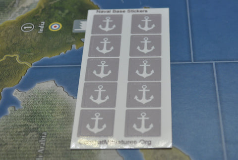 Naval Port Vinyl Marker in Gray (x10)
