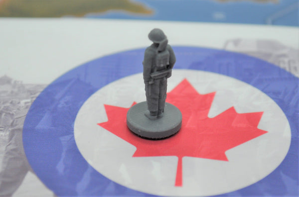 1/72 Single 3D Printed Canadian Infantry