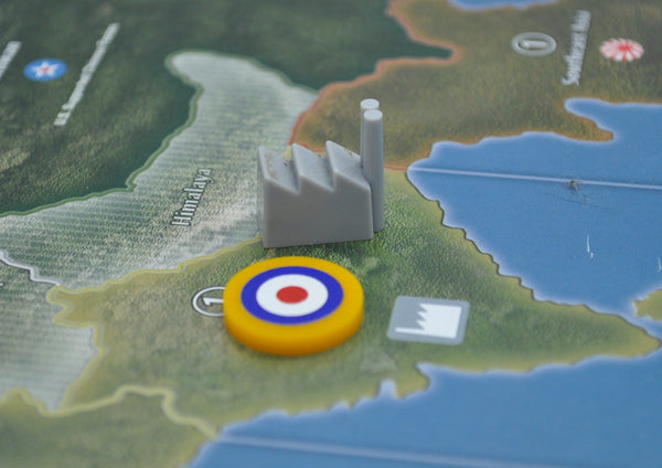 WWII Faction Tokens, Japan Rising Sun (10)