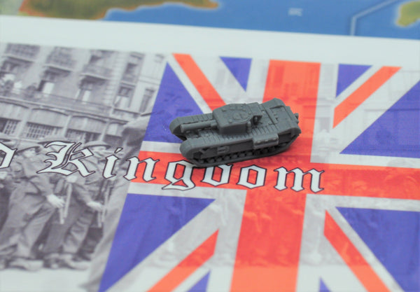 3D Printed 1/285 Scale British Churchill Tank Set (x5)