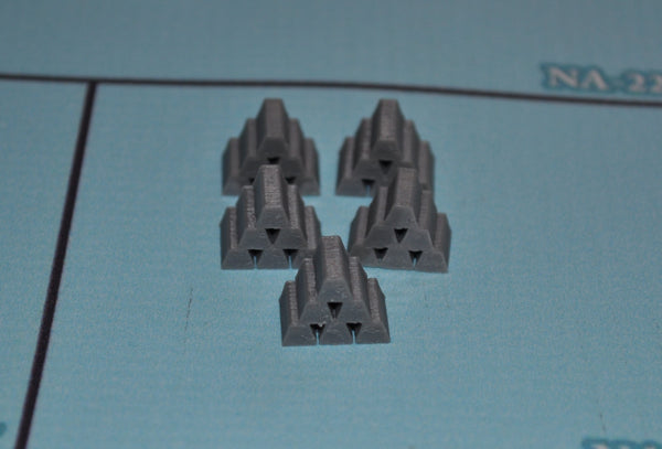 3D Printed Stack of Iron Ingots (x5)