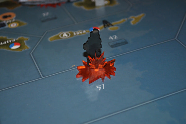 Smoke Column Marker w/ Star Burst Base (x5)