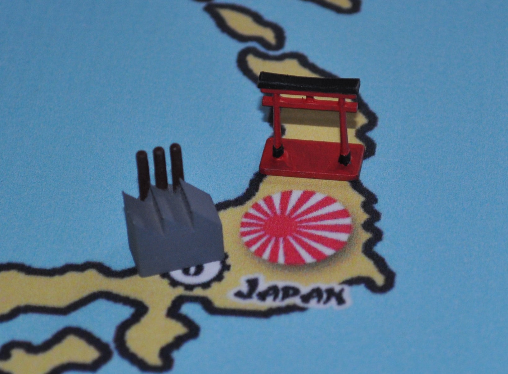 3D Printed Japanese Shrine Gate Victory City Marker (x1)