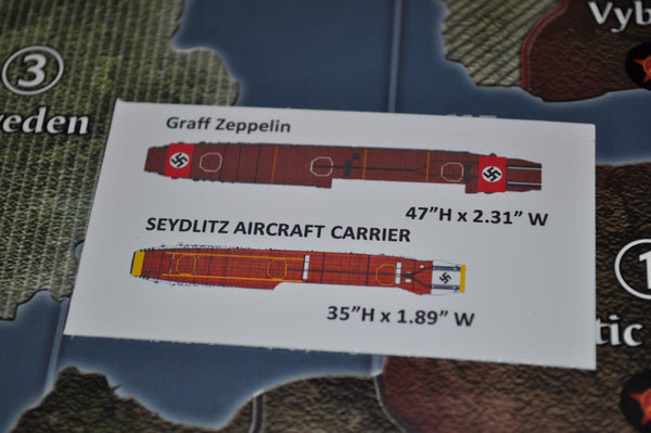 Custom Seydlitz & Graf Zeppelin German Carrier Decal Set