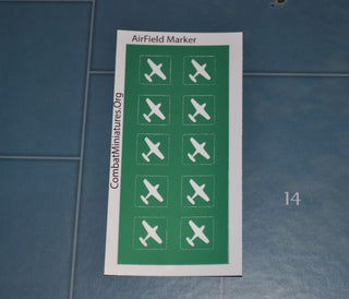 Airfield Vinyl Marker in Green (x10)