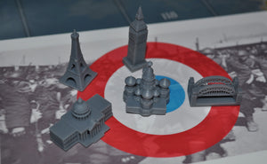 3D Printed Allied Capitals/Victory City Set